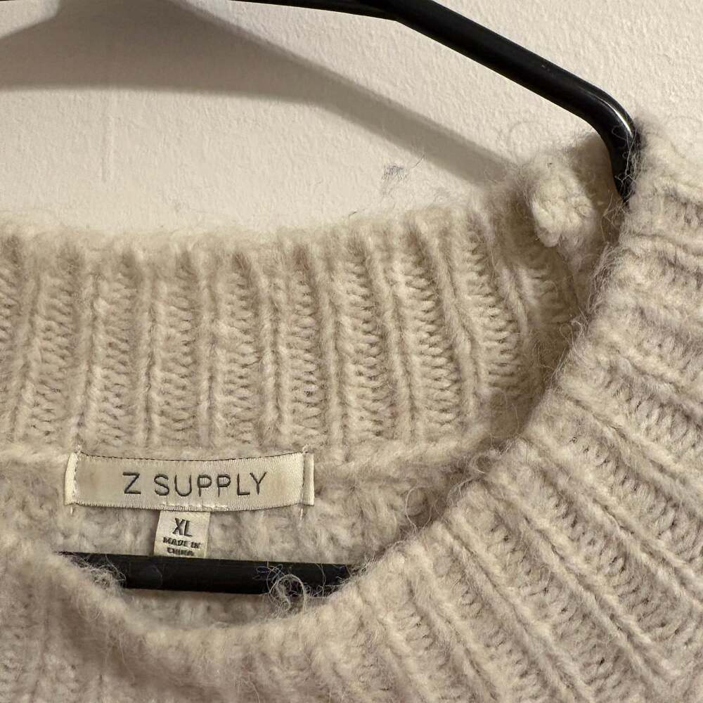 Z SUPPLY Desmond Striped Crew Neck Knit Sweater - Picture 2 of 3